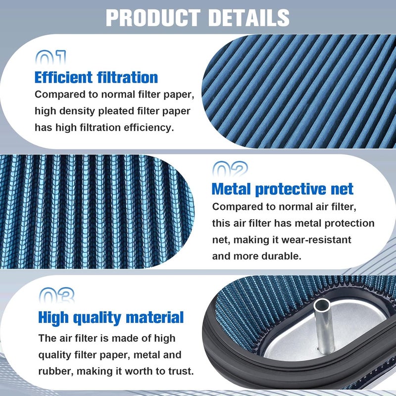Lonsda Blaster 200 Air Filter for Yamaha Blaster 200 YFS200 Breeze 125 YFA125 Grizzly 125 YFM125 Raptor 125 YFM125R Raptor 250 YFM250R #2XJ-14451-00-00 - Image 3